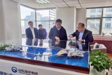 山东海洋现代渔业有限公司党委书记、董事长孙明到耕海科技检查督导工作
